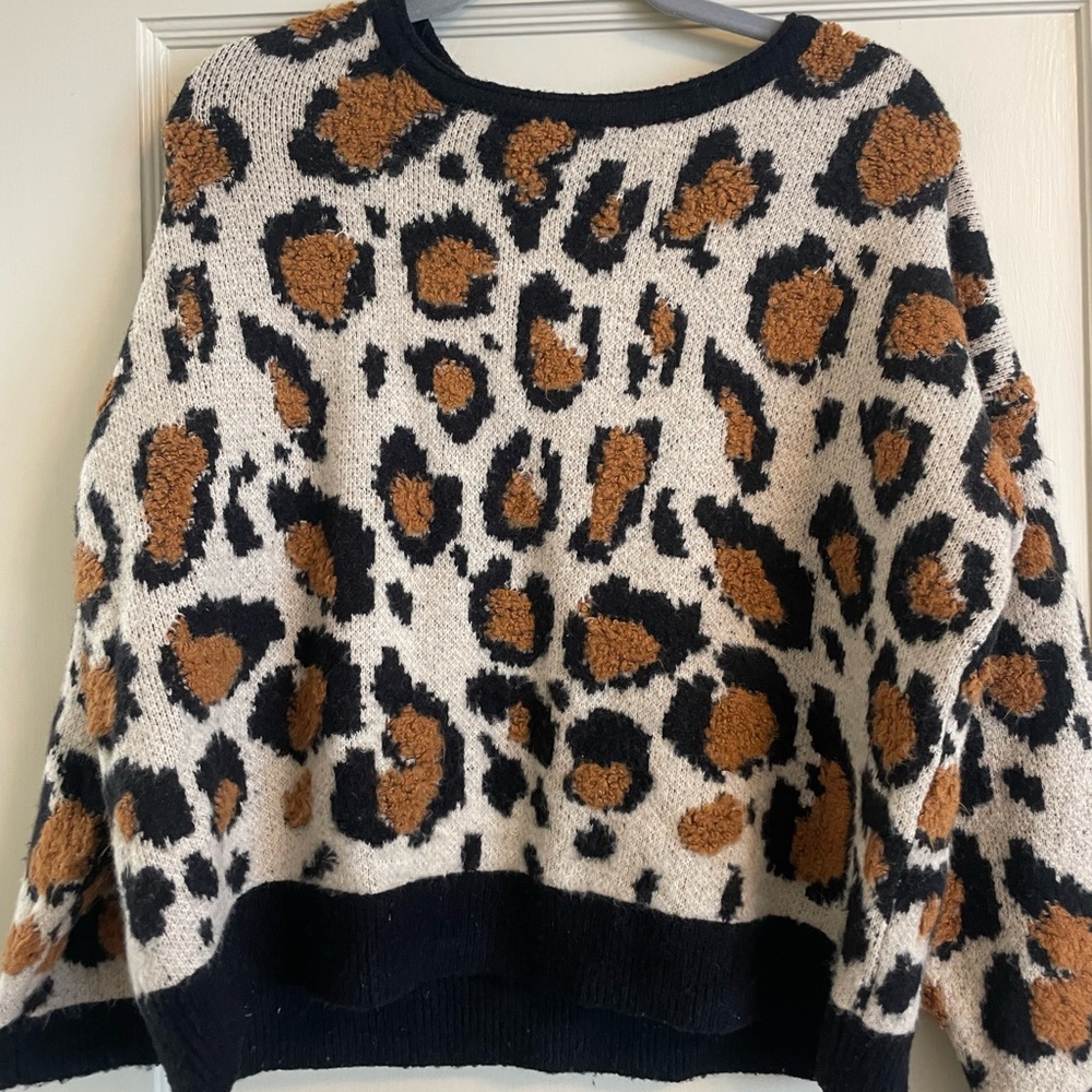 Cheetah sweater